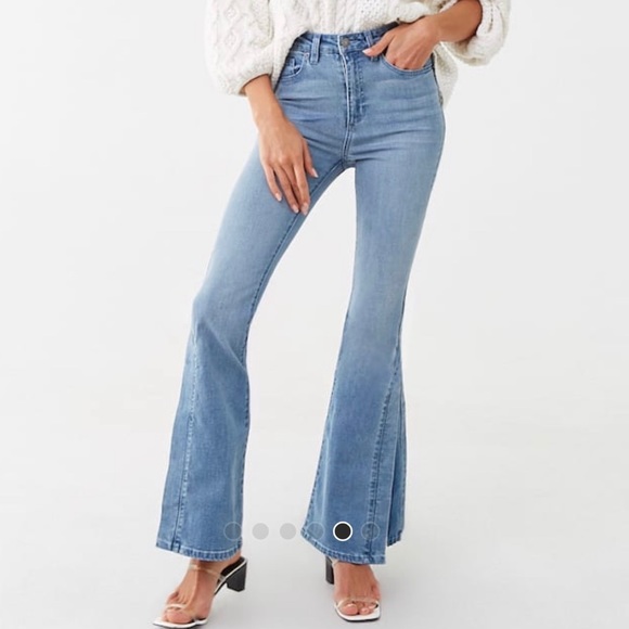 Forever 21 Denim - High-Rise Flare Jeans